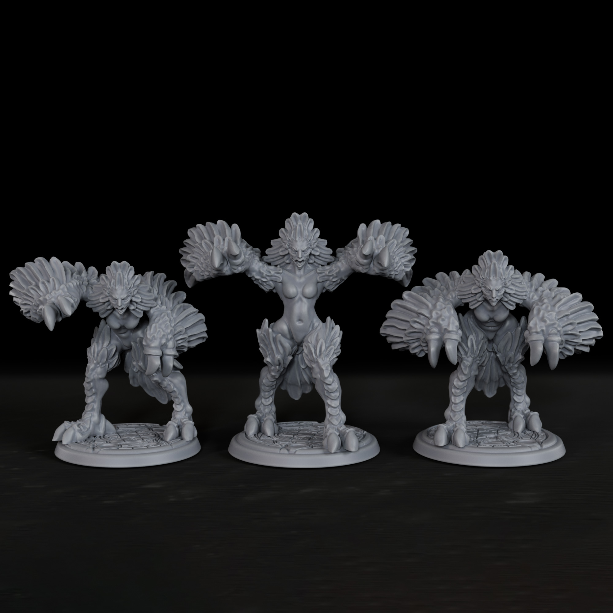 Board Game Live - Миниатюра RPG Harpies - Рождественский подарок,