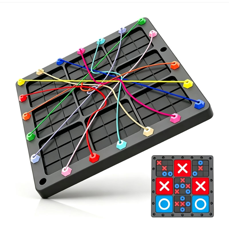 Strategy Board Game - НОВИНКА: Настольная игра «Крестики-нолики» 2-в-1 с